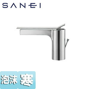 三栄水栓製作所 洗面用蛇口 SUTTO 台 シングルレバー混合水栓 泡沫 ポップアップ式 スパウト170mm 引棒付 寒冷地 K4731PJK-13