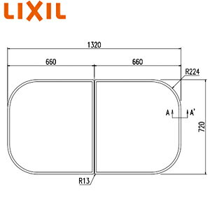 LIXIL ӂӂ g݂ӂ 2g 720mm×660mm zCg VCg[p OXeBNp moXp  YFK-1475B(2)-K-PB