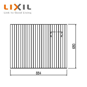 LIXIL �ӂ�ӂ� 680mm×884mm �z���C�g �|���G�b�N�p �������� YFM-9070