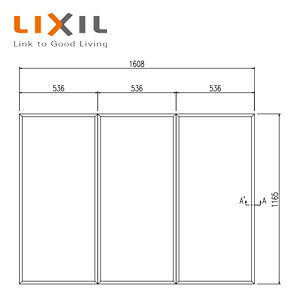 LIXIL ӂӂ g݂ӂ 3g 1165mm×536mm zCg ^oXp  YFK-1712C(3)