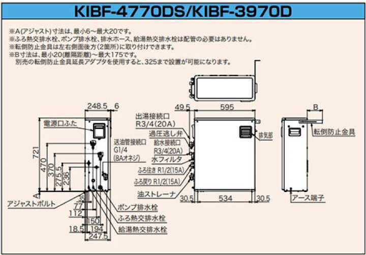 楽天市場】CHOFU 石油ふろ給湯器 本体のみ 給湯+追いだき 手動 