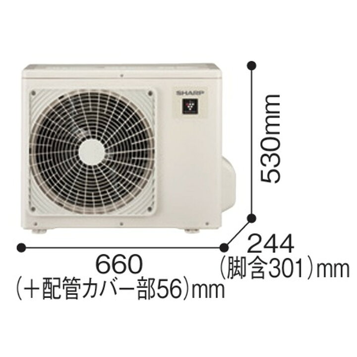楽天市場】SHARP[AC22TFC]ルームエアコン プラズマクラスター付 室内機 
