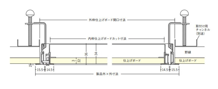 楽天市場】創建 アルミ天井点検口 額縁タイプ Superリーフ606vs 支持 
