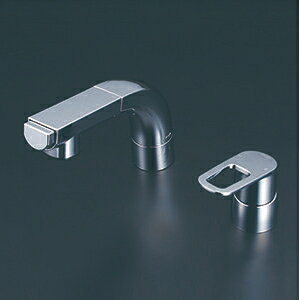 KVK シングル洗髪シャワー 撥水膜コーティング eレバー 洗面用 混合栓 コンビネーションタイプ 一般地仕様 FSL120DETHS