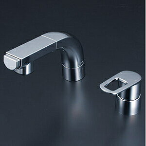 KVK シングル洗髪シャワー 洗面用 混合栓 コンビネーションタイプ 一般地仕様 FSL120DT