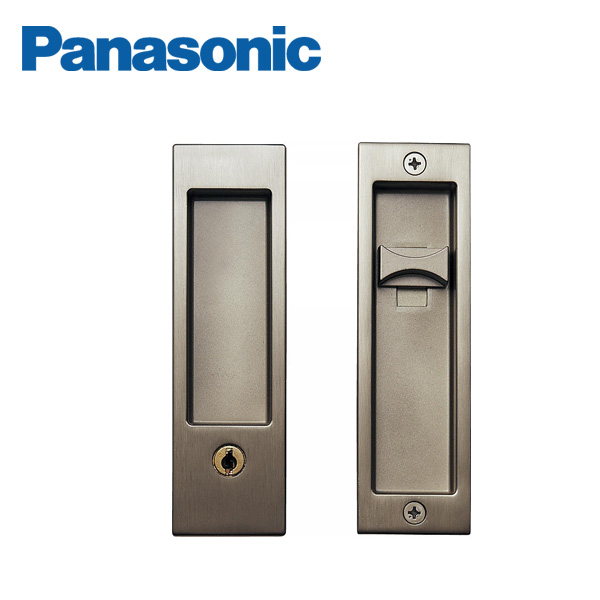 パナソニック 国内外の人気が集結 内装ドア 角型引手 在庫有 C1型 キー付錠 MJE1PC18SS サテンシルバー色 Panasonic メッキ