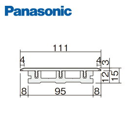 パナソニック 開き戸用 見切縁 樹脂製 111mmタイプ 片開きドア・トイレドア用 MJE1VJ024 Panasonic