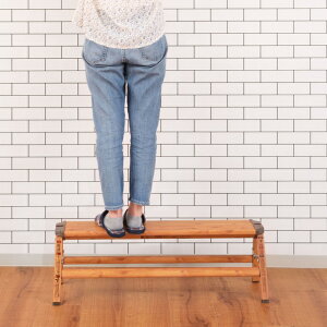 �X�e�b�v���C�h�X�c�[�� �ؖڒ� ���ݑ� �r�� �x���` �܂肽���� �A���~�� W90×D28×H29cm