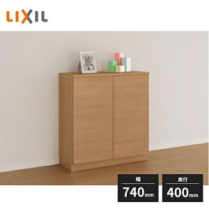 LIXIL ���V�b�TS ���֎��[ ���[�J�E���^�[�^ ��740mm ���s400mm �v�b�V���^�C�v ��֔[�܂� ASGS-4-0708A1S-9-9