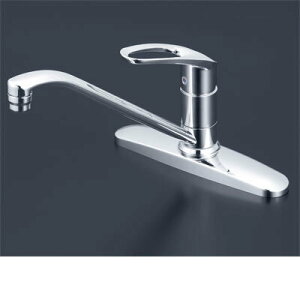 ◇【平日12時まで当日出荷!】≪KVK KM5091T≫ 台付きシングルレバー混合栓 取付穴ピッチ204mm