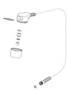 LIXIL(KVK) ʉϑ䐅p V[wbhAssy A-3433/N88 LIXIL A-3433/N88