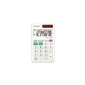 【7000円以上で送料無料】シャープ　電卓（手帳タイプ）　EL-WA10-X【メール便対応】