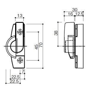 YKK AP NZgibNjEJo[Lsb`45 [HH-3K-10042/YS(Vo[)] HH3K10042