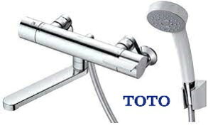 TOTO 壁付サーモスタット混合水栓(コンフォートウエーブ1モード  