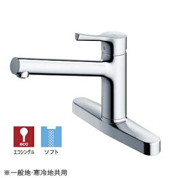 ◇【平日12時まで当日出荷】≪TOTO TKS05310J≫台付き2穴 シングル混合水栓 エコシングル ソフト アルカリ先端分岐 メタル φ25×2 心々203mm