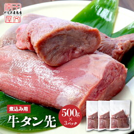 牛タン ブロック 1.5kg 500g×3 タン先 訳あり 煮込み シチュー カレー 赤身 1.5キロ