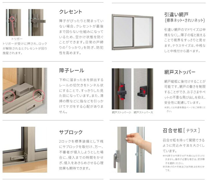 楽天市場】LIXIL サーモスA Low-E複層ガラス 引違い窓 テラス単純段差 