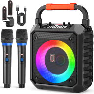 【15％offクーポンあり】JYX 超軽量 ポータブルスピーカー bluetooth 高音質 ステレオ カラオケスピーカ…