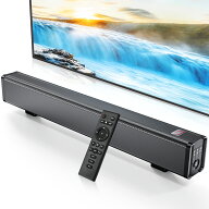 【15％OFFクーポン】JYX サウンドバー 50W テレビ スピーカー PC 高音質 重低音 臨場感 Bluetooth HDMI e…