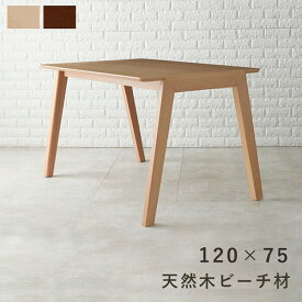 ダイニングテーブル 幅120cm テーブル 4人用 北欧 モダン テーブルのみ おしゃれ 木製 4人 ダイニング 台所 食卓 天然木 シンプル ナチュラル テーブル単品