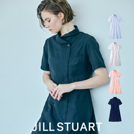 【公式】JILLSTUART MEDICAL ジルスチュアート 人気の白衣ナース服 医療スクラブ ワンピース ダイアゴナル ショールカラー 66-896302(JS1002)