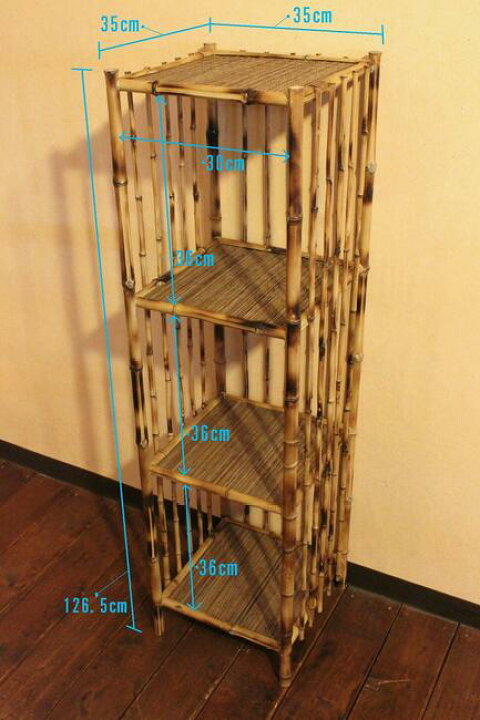 楽天市場】ラック 棚 飾り棚 バンブー家具 バリ家具 おしゃれ アジアン 