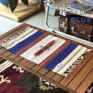 『キャンプ シーンをおしゃれに演出する』 オルテガデザインの テーブルランナー キャンプ アウトドア オルテガ ネイティブ柄 ランチマット テーブルクロス テーブルマット カフェ テント