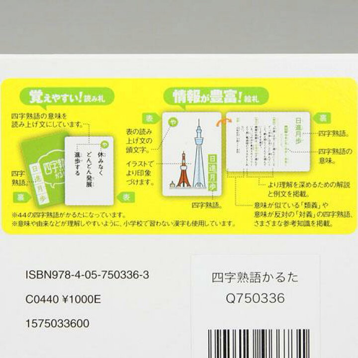 楽天市場 国語常識シリーズ 四字熟語かるた 四字熟語分類リストつき きもの紅屋
