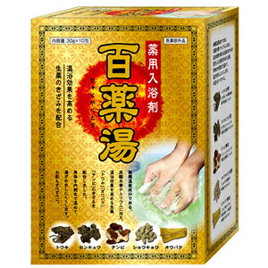 薬用入浴剤 百薬湯(ひゃくやくとう)30g×10包入【医薬部外品】