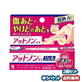 【第2類医薬品】アットノンEX ジェル 15g×2個セット メール便送料無料