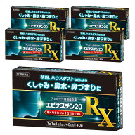 【第2類医薬品】 エピナスチン20 RX 40錠 5個セット ※セルフメディケーション税制対象商品 アレルギー専…