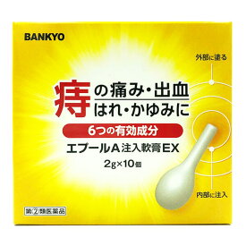 【第(2)類医薬品】エプールA注入軟膏EX 2g×10個入 メール便送料無料 / 外用痔疾用薬 痔薬 痔 軟膏