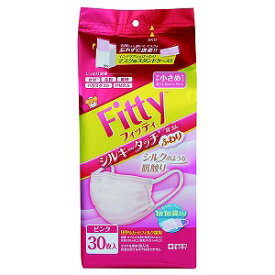 フィッティ シルキータッチ 耳ゴムふわり 30枚入(やや小さめサイズ ピンク)