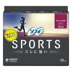 ソフィ SPORTS 特に多い昼用 260 羽つき 19コ入