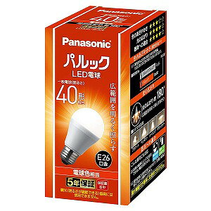 パナソニック LED電球 4.4W(電球色相当) LDA4LGK4