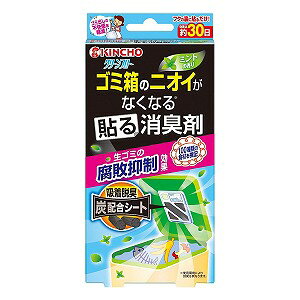 クリーンフロー ゴミ箱のニオイがなくなる貼る消臭剤 ミントの香り 1個入 メール便送料無料