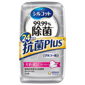 シルコット 99.99％除菌 ウェットティッシュ 抗菌Plus 本体 34枚入