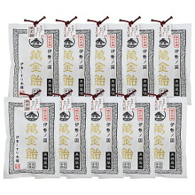 萬金飴（まんきんあめ） 100g (個包装18個入) ×10個セット 送料無料 / マンキンアメ