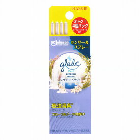 ジョンソン グレード 消臭センサー&スプレー リフレッシュスプリング つけかえ用 4個パック
