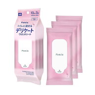 フェミア フェムウェット デリケート ウェットシート サボンの香り 10枚入×3個 メール便送料無料