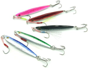 Blue Ocean メタルジグ 40g(5個セット/Bカラー)ライトショアジギング