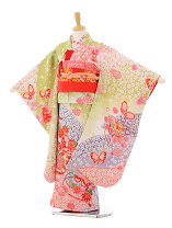 楽天市場】蝶（七五三7歳）（着物セット｜和服）：キッズファッション 