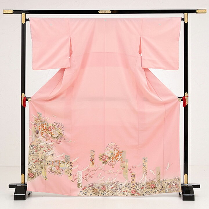 楽天市場】色留袖 レンタル 正絹 556 薄紅 親族 結婚式 往復送料無料 