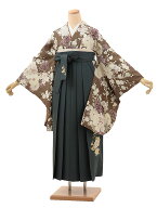 卒業式 袴 レンタル 女 女性 レンタル 卒業袴レンタル h1858 Kansai ベージュ椿橘xベージュ ブランド 着…