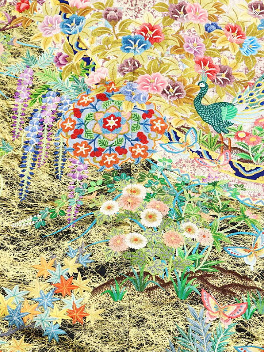 楽天市場】色打掛 着物 神社婚 和装 花嫁衣裳 1AI0202 総相良手刺繍 