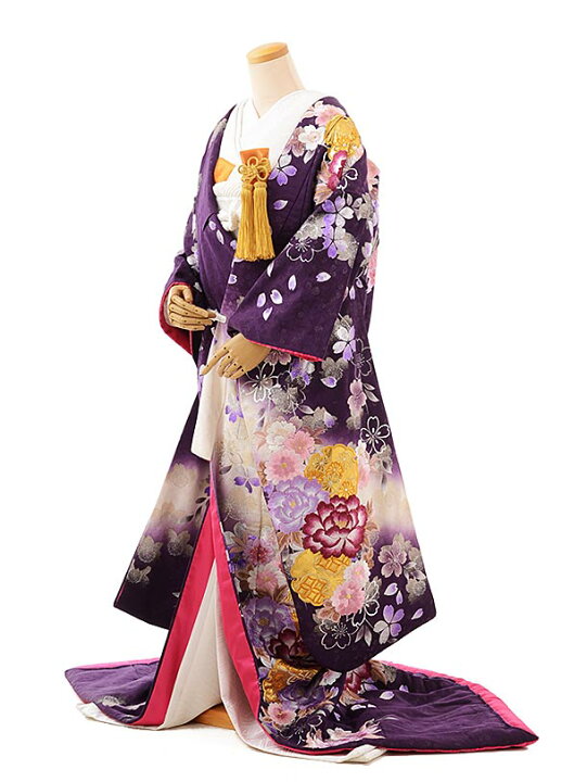 楽天市場】色打掛 着物 神社婚 和装 花嫁衣裳 1AI0240 富貴牡丹桜に 