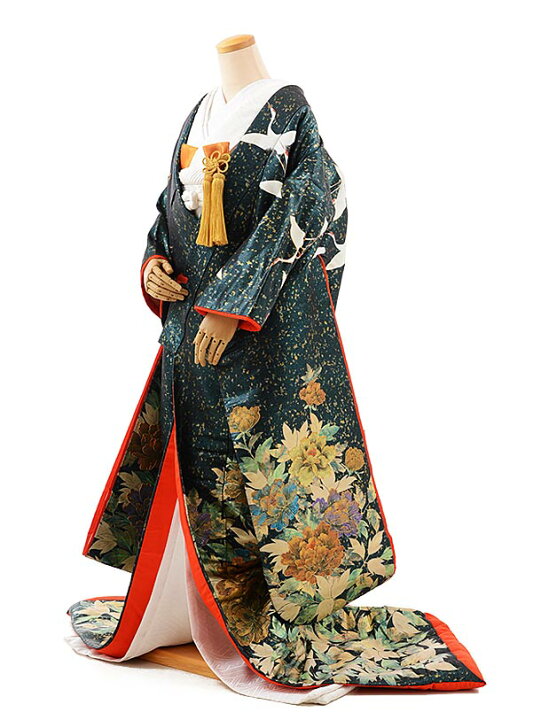 楽天市場】色打掛 着物 神社婚 和装 花嫁衣裳 1AI0886 引箔金彩牡丹 