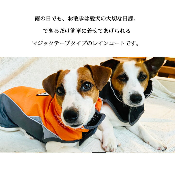 楽天市場 犬 服 楽天ランキング1位 着せやすい 犬のカッパ 犬服 犬の服 アウター 袖なし レインコート 着せやすい ドッグウェア カッパ 合羽 マジックテープ 簡単 雨具 ポンチョ 秋 冬 秋冬 冬服 中型犬 服 サイズ かわいい犬服屋さん はっぴーdog