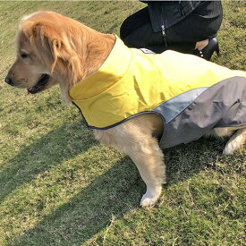 犬 レインコート 着せやすい 防水 服 着せやすい 犬のカッパ 犬服 いぬ 犬の服 アウター 雪用 袖なし 袖無し カッパ 合羽 マジックテープ 簡単 雨具 ポンチョ アウトドア 暖かい 【秋 冬 秋冬 秋服 冬服 秋物 冬物 秋服】