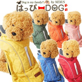 ＼10%OFFクーポン／ 犬 服 犬服 犬の服 【はっぴーDOG】 アウター 雪用 袖なし 袖無し ジャケット コート ジャンパー ブルゾン ベスト 暖かい 【秋 冬 秋冬 秋服 冬服 秋物 冬物 秋服】【男の子 小型犬 中型犬】 【福袋】